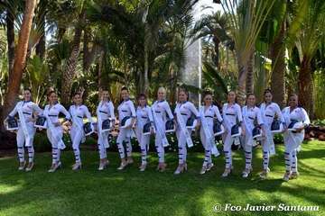 Yanira López, Primera Dama del Carnaval de Maspalomas 2109, también es de Telde (Foto Antonio Alí/Francisco Javier Santana y TA)